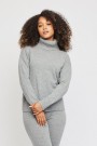 Ella&il Beige 100% cashmere 'Sarah Cashmere Sweater' genser med ledig hals thumbnail
