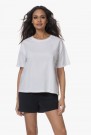 American Vintage Hvit 100% bomull 'Fiz02a' boxy t-shirt thumbnail