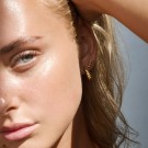 Timi Of Sweden Kali - Croissant Stud Hoop Earrings Stainless Steel thumbnail