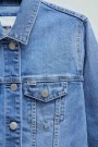 Salsa Jeans Lys blå slim fit jeansjakke thumbnail