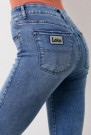 LOIS  'Celia Re Ram Cobalt' smal jeans i 80-talls vask L36 thumbnail