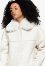 Beaumont Winter white vendbar faux fur 'BM052 20 223' Soft Fur Mix Jacket thumbnail