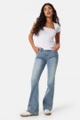 True Religion Peak Sport 'Becca mid rise' med flapslommer thumbnail