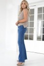 Lois 'Raval Edge Lecross Saphire' flare jeans med frynser L34 thumbnail