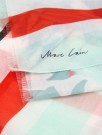 Marc Cain Breath bladmønstret silke/bomull sjal thumbnail