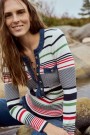 Katrin Uri Multi stripet ribbet 'La Multi Pullover' thumbnail