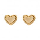 Timi Of Sweden Gull Juni Small Heart Stud thumbnail