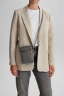 Markberg Major brown 'Bobbie Mini Crossbody' kalveskinn mobilveske thumbnail