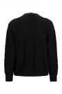 Katrin Uri Sort bølgestrikket bomull 'The Wave Inez' cardigan thumbnail