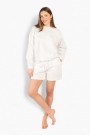 Hést White alyssum bomull collage jersey 'Gabriela Shorts' sweatshorts thumbnail