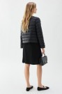 Busnel Sort 'Ida Solid Down Jacket' tynn boblejakke thumbnail