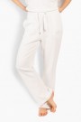Hést White alyssum collage jersey 'Gabriela Pants' avslappet rett sweatpants thumbnail