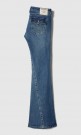 True Religion Arabella 'Joey Low Rise' flare jeans med søm langs ben og flapslommer thumbnail