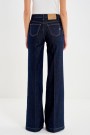 Vicolo Råjeans 'Giudith' rinse high waist vid jeans med gullknapper L34 thumbnail