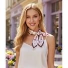 Endless Lys rosa mønstret 'Bandana Viscose' skjerf thumbnail