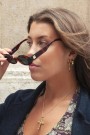 Timi Of Sweden Jo - Medium Hoop Earrings 35 Mm Stainless Steel - Gold thumbnail