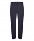 Cambio Dark navy dressbukse 'Krystal' med oppbrett thumbnail