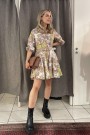 Hale Bob Ivory mønstret kjole '1zmb6173' Helt rå! thumbnail
