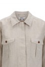 Katrin Uri Natural linen 'Nora' 100% lin jakke med brystlommer thumbnail