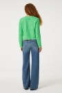 Fabienne Chapot Apple green 'Joshua' bomull /ull /alpakka tweed cardiganjakke thumbnail
