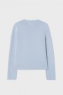 Busnel Ice blue 'Iva Down Jacket' strikket dunjakke thumbnail