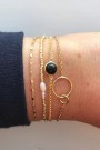 Enamel Copenhagen Gull 'double circle' armbånd thumbnail