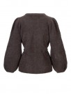 Ella&il Dark brown chunky mohairmix 'Fredrikke Chunky Cardigan' med belte thumbnail