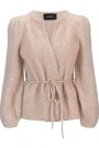 Ella&il Beige Melange mohair 'Fredrikke Chunky Cardigan' thumbnail
