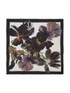 Katrin Uri 'Savoy Black Cream scarf' silkeskjerf thumbnail
