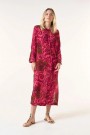 One Season San Sebastian hot pink 'India' 100% viskose ledig kjole med knapper helt ned thumbnail