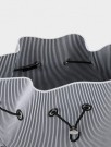 Marc Cain Sorthvit stripet bucket bag thumbnail