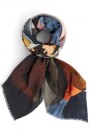 Katrin Uri 'Studio Art Scarf' cashmere/bomull/ull skjerf thumbnail