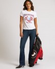 True Religion Doris mid rise 'Becca Mr Bootcut' bootcut jeans thumbnail
