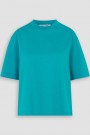 Samsøe Samsøe Tile blue 100% organisk bomull 'Chrome T-shirt' thumbnail