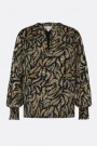 Fabienne Chapot Paisley Confetti Black 100% viskose 'Cliff Ruffle Top' blusetopp thumbnail