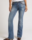 True Religion Itonda medium wash Rainbow mid rise 'Becca' MR Bootcut Big T Flap jeans thumbnail