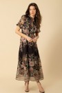 Hale Bob Sortmønstret Haley Organza long Dress thumbnail