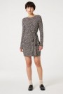 Fabienne Chapot Midnight blue yvette dot hjertemønstret 'Lilo Short Dress' viskose jerseykjole thumbnail