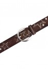 B.belt Baileys 'Starla' 3,5 cm bredt skinnbelte med studs thumbnail