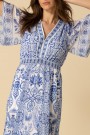 Hale Bob Royal Copenhagen 'Maxidress Ellis' lang chiffon kjole thumbnail