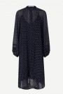 Samsøe Samsøe Blå dots-prikket 'Elma Shirt Dress' lang ledig kjole thumbnail