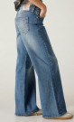 True Religion Medium wash 'Bobbi Baggy' vid loose jeans  thumbnail