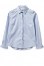 Mos Mosh Light blue 'Mattie Flip Shirt' bomullstretch skjorte. Bestselger-modell! thumbnail