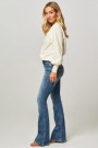 Lois Bio Cobalt Stone 'Raval' re ram cobalt flare jeans L30 thumbnail