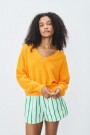 American Vintage Nectarin cashmere/ull 'Rax18a' v-genser thumbnail