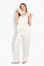Hést White alyssum collage jersey 'Gabriela Pants' avslappet rett sweatpants thumbnail