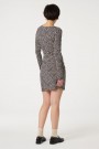 Fabienne Chapot Midnight blue yvette dot hjertemønstret 'Lilo Short Dress' viskose jerseykjole thumbnail