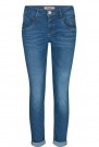 Mos Mosh Blue 'Naomi Mavi' jeans med toniton detaljer ved lomme thumbnail