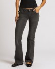 True Religion Charcol grey low rise 'Joey' flare jeans thumbnail