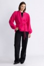 Ella&il Rasberry mohair 'Fredrikke Chunky Cardigan' thumbnail